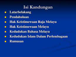 Maybe you would like to learn more about one of these? Ppt Islam Dan Melayu Dalam Perlembagaan Malaysia Powerpoint Presentation Id 5443579