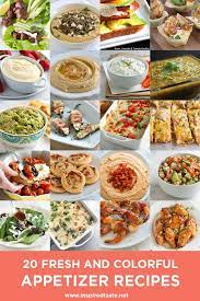 20 Fresh And Colorful Appetizer Recipes Appetizer Recipes Recipes Party Food Appetizers