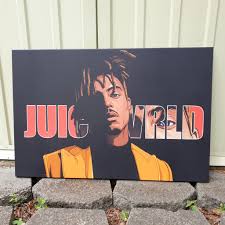 Maybe you would like to learn more about one of these? Juice Wrld Artwork Printed On Museum Quality Canvas Art Canvas Nz