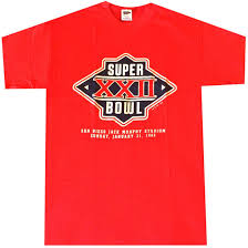 10 best super bowl commercials 2016. Vintage Superbowl Xxii T Shirt And Still