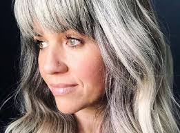 10 Proven Ways To Make Your Cold Turkey Gray Hair Transition Fun Long Hair Styles Transition To Gray Hair Grey White Hair