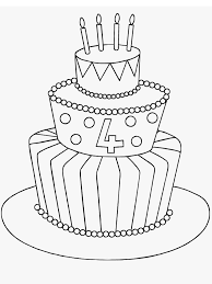 If you buy from a link, we may. 4 Years Old Birthday Cake Coloring Page Free Printable Coloring Pages For Kids