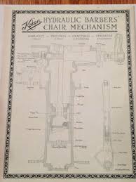 Antique Koken Barber Chair Hydraulic Schematic Barber Chair Barber Chair Vintage Barber