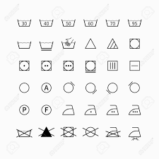 A care label is for any information you want to attach to your garment or clothing. Laundry And Drycleaning Vector Symbols Set Garment Clothing Royalty Free Cliparts Vectors And Stock Illustration Image 90594809