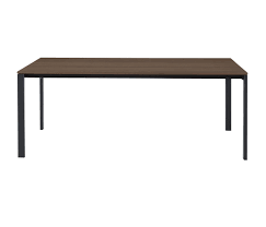 Not just for the indoor spaces, dining tables with extensions work outdoors, too. Allungami Extending Dining Table Walnut Black Lacquered Base Architonic