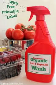 Lay out your produce on a towel and spray it thoroughly with your produce wash. How To Make Organic Fruit And Vegetable Wash And Spray Ourfamilyofseven Com