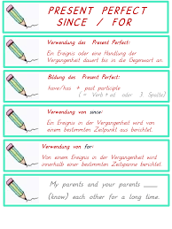 Bildung von sätzen im present perfect. Englisch Present Perfect Since For Ubungskarten Unterrichtsmaterial Im Fach Englisch Englischunterricht Unterrichtsmaterial Bildung