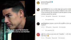 James faz novo post enigmático, e torcedores do São Paulo reagem