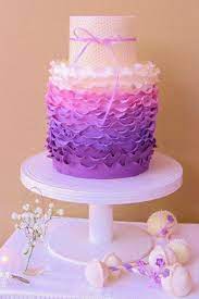 Beautiful Ombre Cake Ideas For All Occasions Crafty Morning Ombre Cake Baby Shower Cakes Purple Cakes