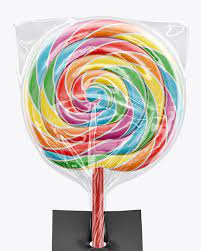 Download Swirl Lollipop With Stick Label Mockup In Packaging Mockups On Yellow Images Object Mockups