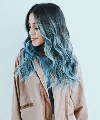 Black And Light Blue Hair Color High Qualtiy Human Hair Products Wigs Hair Extensions And Bundles Whats App 8615092180850 Email Melissali0805 Yahoo Co Hair Styles Blue Ombre Hair Dyed Hair