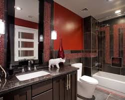 Bathroom Red And Brown Design Bathroom Red Black Bathroom Decor White Bathroom Decor