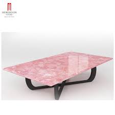 Coffee table books and pink ginger jar chanel coffee table books chanel coffee table books. China Pink Crystal Rose Quartz Coffee Table China Stone Slab