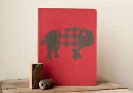 Oh Give Me A Home Where The Buffalo Roam Lyrics Journal Bison Red And Black Buffalo Plaid Retro By 618love 15 00 With Images Linocut Prints Linocut Buffalo Plaid