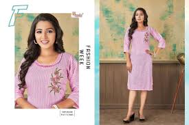 Rung Nisha Fancy Rayon Kurti Collection In Surat