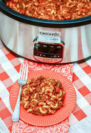 Also known as hamburger goulash. Crockpot Goulash Classic Comfort Food Aileen Cooks
