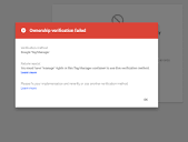 Ownership Verification Failed - Google Search Central Community