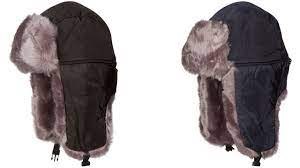 Sakkas Martin Adjustable Casual Aviator Ushanka Trapper Hat Faux Fur Lined Winter Hats Trapper Hats Fur
