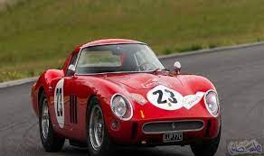طرح سيارة فيراري 250 gto l في مزاد علني لبيعها ferrari gto car