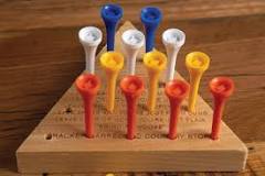 Image result for how to beat cracker barrel golf tee game