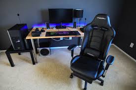New Chair New Picture Of Ikea Battlestation Gaming Chair Cool Things To Buy Computer Desk Setup