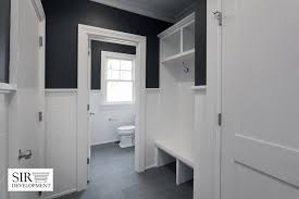 There is a lot of design that you can use, to have the best decoration, such as applying a garage wall clock and using a garage door wall button. Garage Mudroom Design Ideas