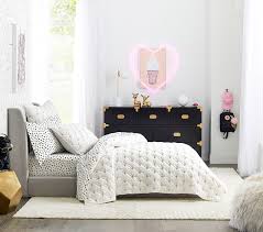 Allewie queen size velvet bed frame with modern curved upholstered headboard and footboard, upholstered platform bed with strong wood slats support, no box spring needed, easy assembly, green. Avalon Platform Modern Kids Bed Pottery Barn Kids