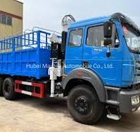 Beiben North Benz Knuckle Boom Truck Mounted Crane with 10ton Folding Arm Truck
