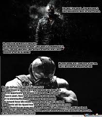 It is where bane, while protecting the young talia, suffered the grievous injuries that would require him to put on the mask. Bane Quotes The Patrician S Choice Of Bane Quotes Baneposting Dogtrainingobedienceschool Com