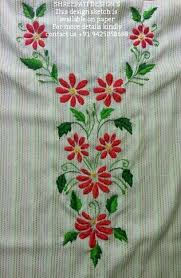 Embroidery designs for kurtis neckline hand 27+ ideas for 2019. Embroidery Kurti Neck Hand Embroidery Designs Embroidery Neck Designs Border Embroidery Designs