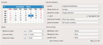 Calendar Widget Example Qt 4 8