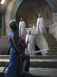 The Holy Grail Is A Powerful Artifact It Consists Of A Great Gemstone Embedded Into The Chalice That Je Templarios Caballeros Templarios Caballeros Medievales