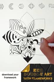 Zendoodle Art Frameworks And Art Handouts Video Doodle Art Designs Zen Doodle Art Doodle Art Flowers