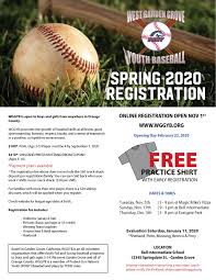 2020 Spring Ball Registration