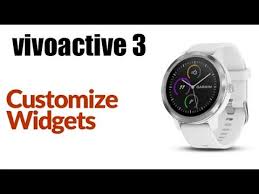 This combined with a super flexible silicone strap makes for a very comfortable. Garmin Vivoactive 3 How To Customize Widgets Youtube