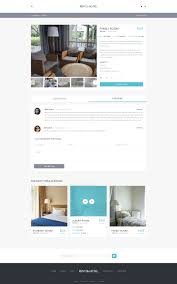 Rent A Hotel Hostel Guest House Booking Website Psd Template Modern Hotel Hotel Guest House