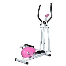 Shophq Online Home Shopping - Sunny Health Fitness Pink Magnetic Elliptical Bike On Sale Ladies Get R No Equipment Workout Elliptical Trainer Health Fitness