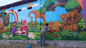 Maybe you would like to learn more about one of these? Lukisan Dinding Mural Original Kota Probolinggo By Ganesha Art 1 Youtube
