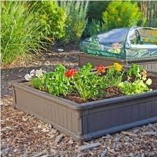 Raised Garden Planter Vegetable Flower Bed Kit Square Foot Gardening Plastic New Raised Garden Planters Garden Beds Raised Garden