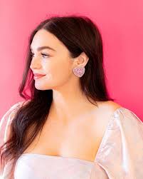 NEW Valentine's Earrings, Valentine Heart Earrings, Valentine Pink Glitter  Heart Earrings, Valentine's Day Earrings