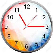 Photo of a blank electric clock face with arabic numerals plus hour, minute and second hands to make your own time, centre dot for Creative Clock Face Geometry Design Royalty Free Cliparts Vectors And Stock Illustration Image 37827397