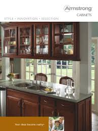 brochure armstrong cabinets cabinetry