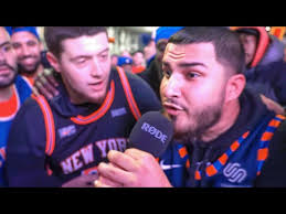 Celebrating with the WILDEST Knicks Fans Outside MSG