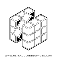 You may be considered a genius if you can align all of the same color on each side. Rubiks Cube Coloring Pages Ultra Coloring Pages