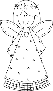 Beyond The Fringe Primitive Angel Freebie Angel Coloring Pages Christmas Embroidery Christmas Coloring Pages