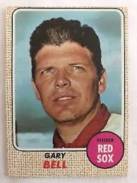 1968 Topps Baseball Card #43 Gary Bell Boston Red Sox EX