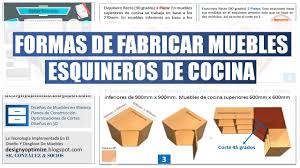 Descubrí la mejor forma de comprar online. Formas De Fabricar Muebles Esquineros De Cocina Youtube