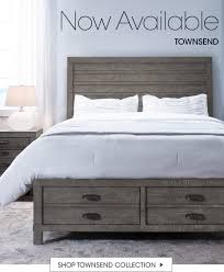 Since the bed is the centerpiece of the room, make a statement with a frame or headboard in unexpected materials: Bobs Discount Furniture Introducing My Brand New Bedroom Set Milled
