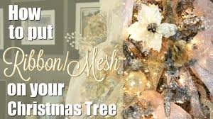 For more details on how we use your information, please. How To Put Ribbon Mesh On Your Christmas Tree Youtube