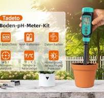Tadeto pH Messgerät, Digitales Boden pH Messgerät, Garten, Wasser, Lösung  und Lebensmittel mit Alloy Schutzhülle und LCD-Display, Ideal für pH-Tests  ...